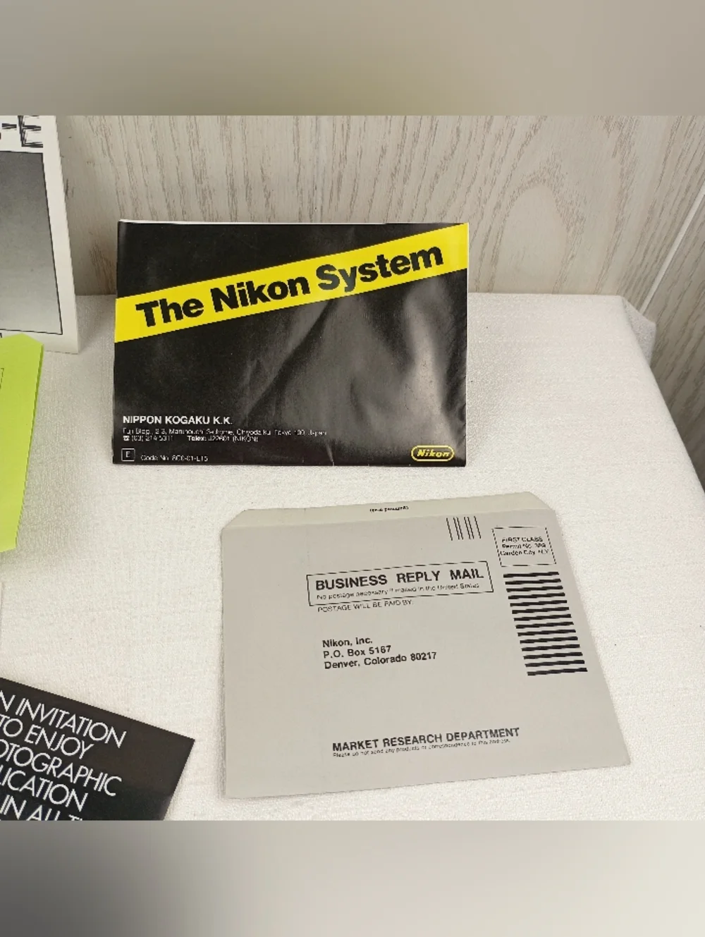 Collection of NIKON manuals +instructions + brochures NIKON F system VTG